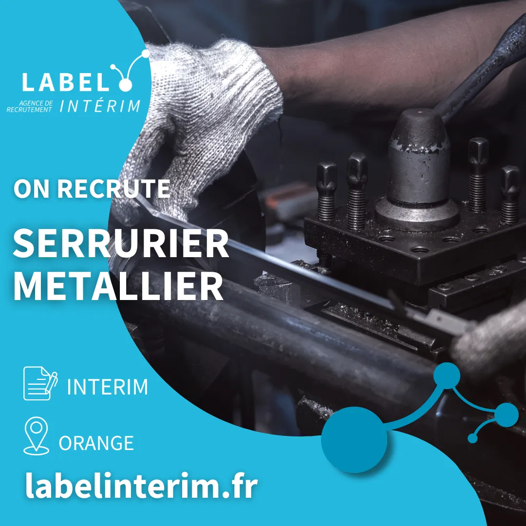 Offre d'emploi SERRURIER METALLIER