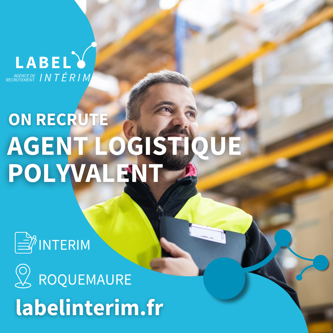 Offre d'emploi AGENT LOGISTIQUE POLYVALENT