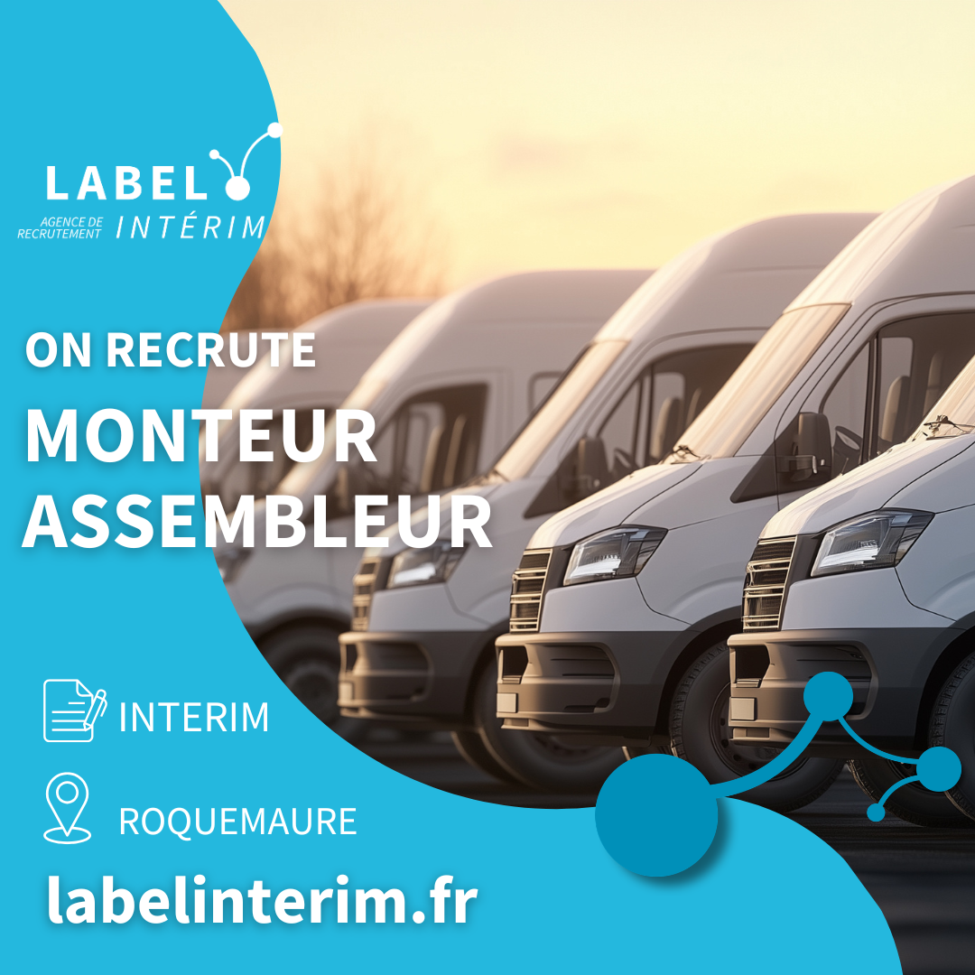 Offre d'emploi MONTEUR ASSEMBLEUR