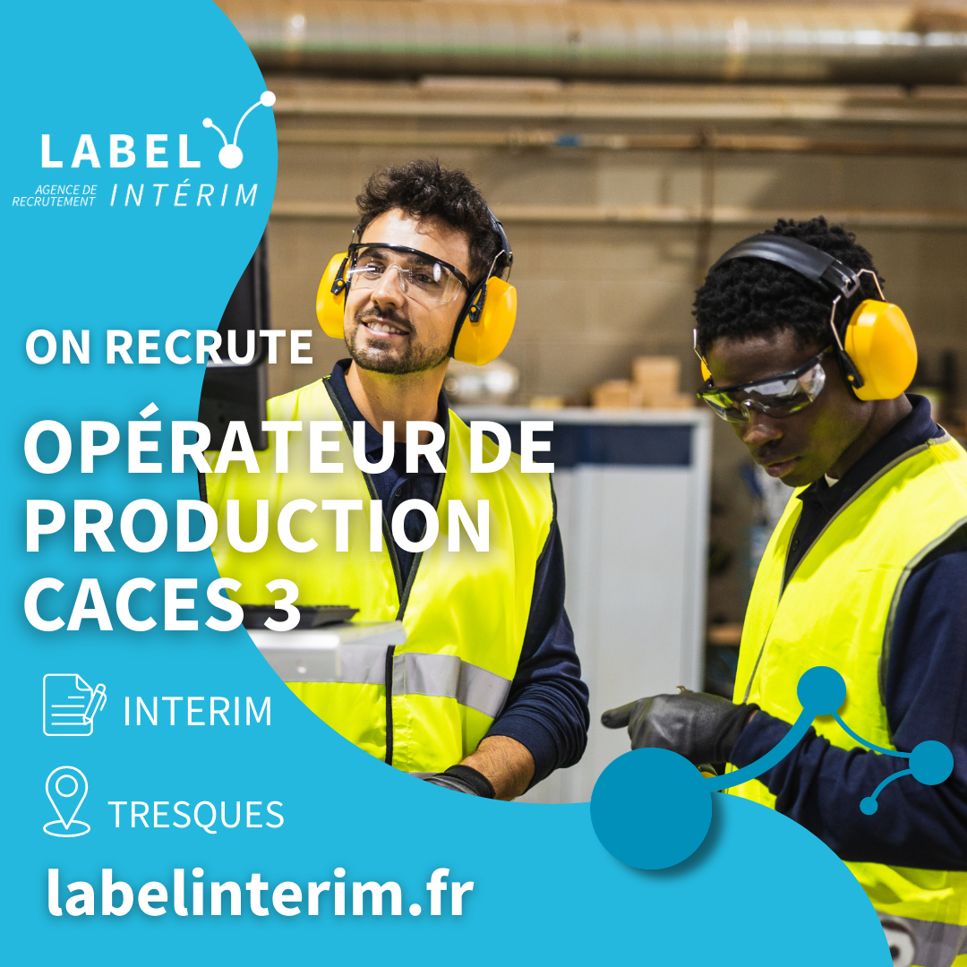 Offre d'emploi OPERATEUR DE PRODUCTION CACES 3