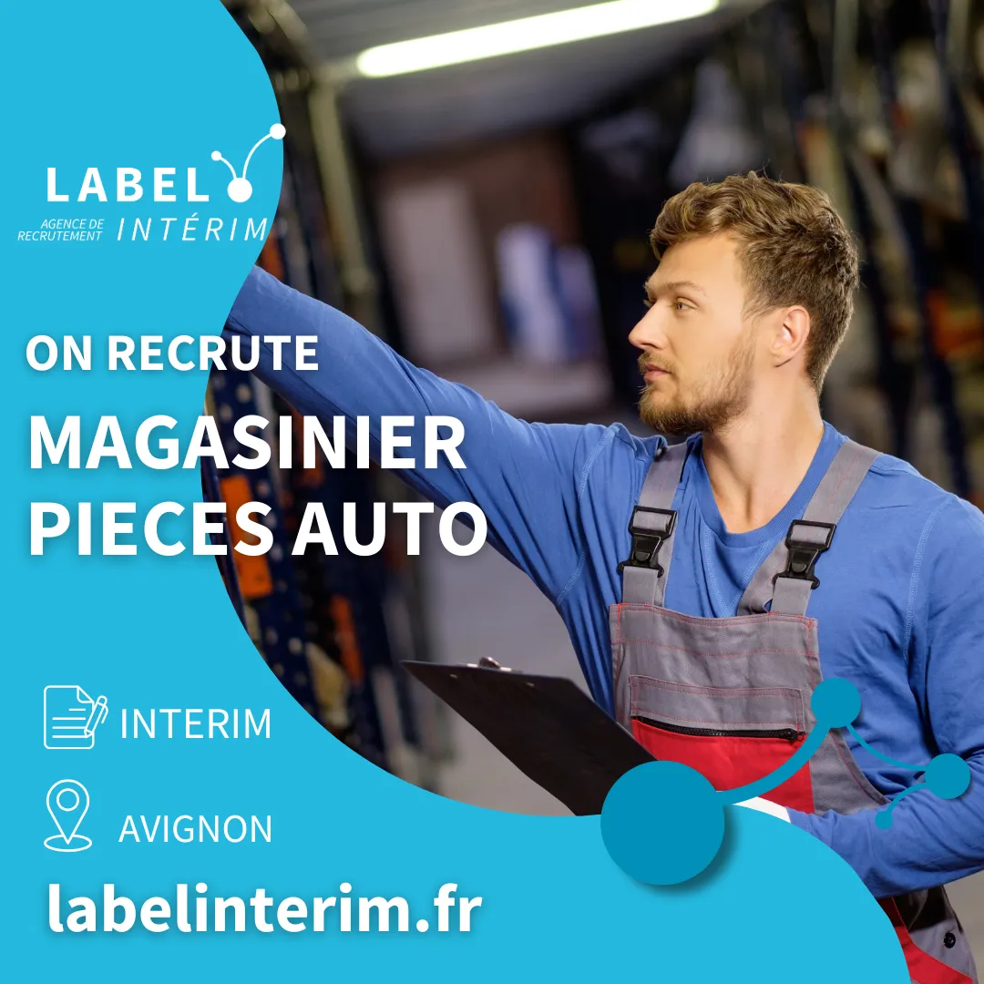 Offre d'emploi magasinier pièces automobile